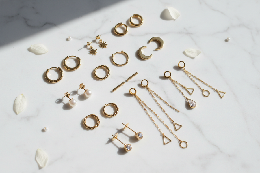 Gold Plated Earrings