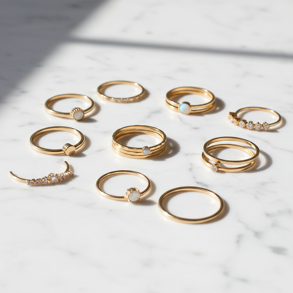 Gold Plated Rings