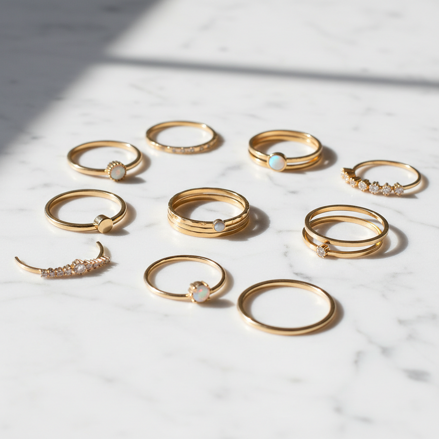 Gold Plated Rings