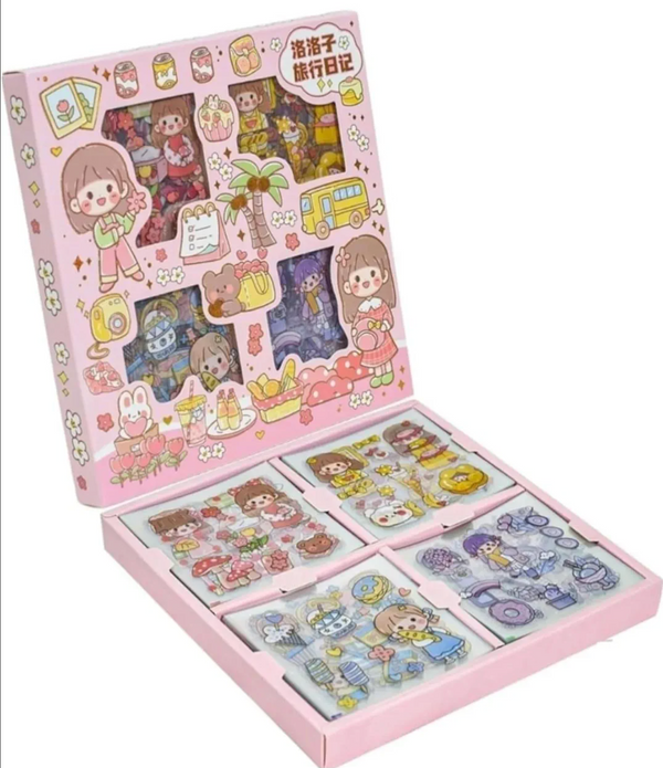 Aesthetic Scrapbooking Sticker Collection