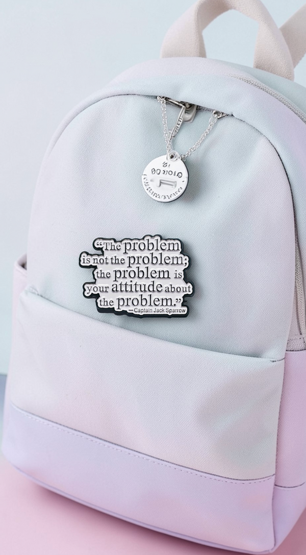 Captain Jack Sparrow Quote Enamel Brooch Pin – Motivational Bag & Lapel Badge
