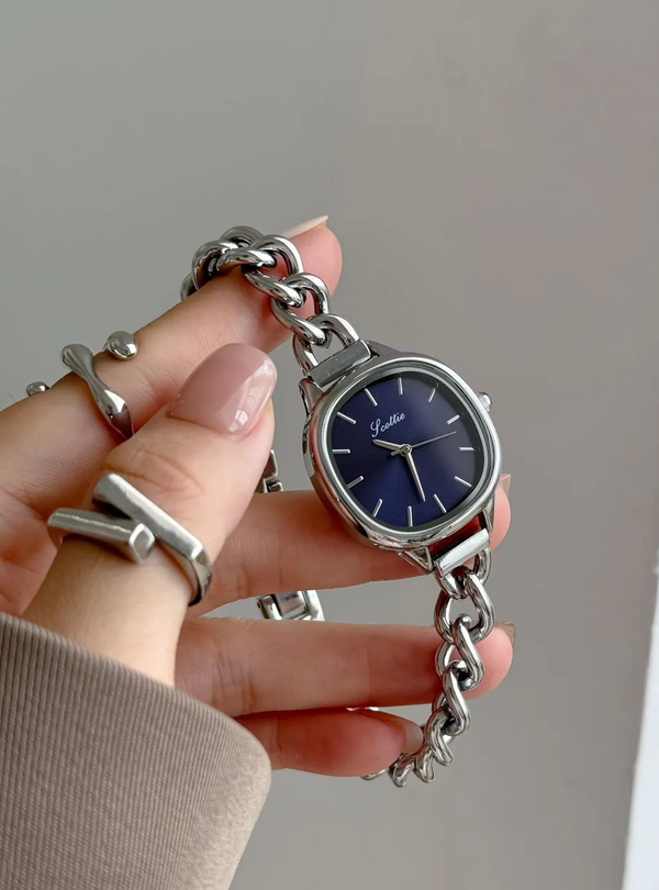 Elegant Chain Link Bracelet Watch for Women