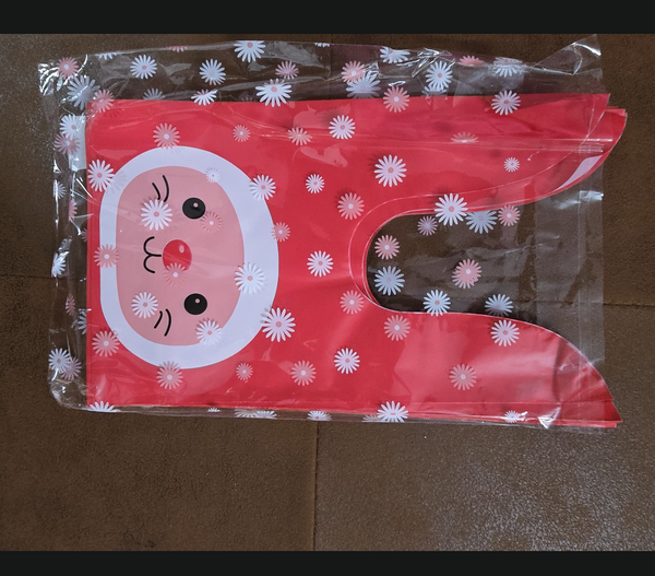 Cute Bunny Ear Candy Gift Bags – Plastic Treat Bags for Return Gifts, Chocolates, Cookies & Party Favors