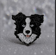 Doggy Enamel Brooch Pin