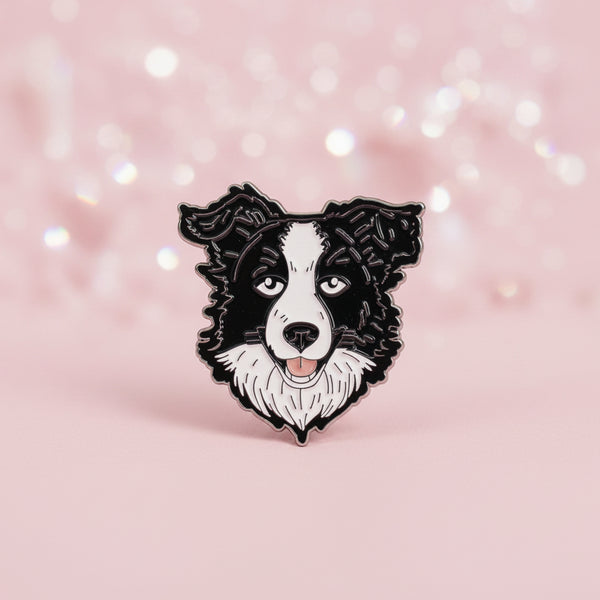 Doggy Enamel Brooch Pin