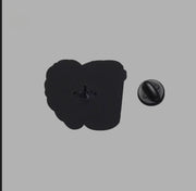 Feelings Enamel Brooch Pin - back