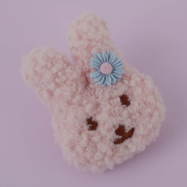 Pink Bunny Enamel Brooch Pin