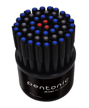 Pentonic 0.7mm Ball Point Pen Tumbler Pack | Black Body | Blue, Black & Red Ink | Pack of 50 Pens