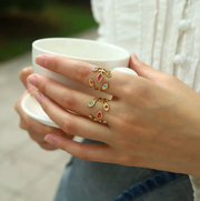 Gold-Tone Nature Wrap Ring