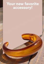 Honey Amber Statement Cuff