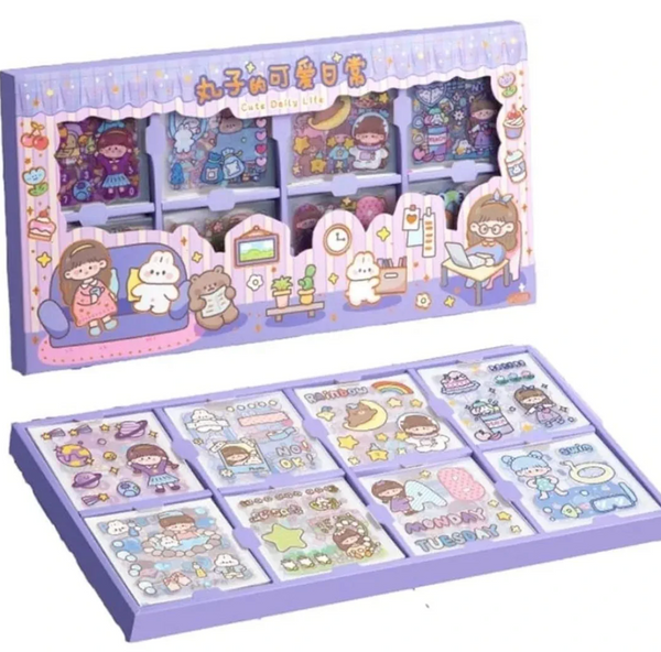 Aesthetic Scrapbook Sticker Collection