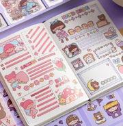 Aesthetic Scrapbook Sticker Collection