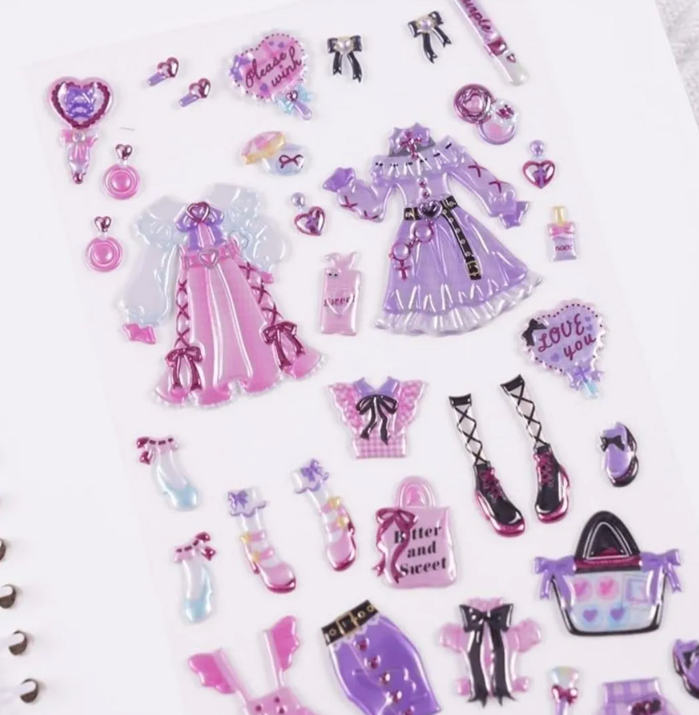 My Fashion Style 3D Dress-Up Sticker Sheet (DRESS ME UP)