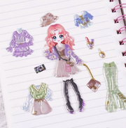 My Fashion Style 3D Dress-Up Sticker Sheet (DRESS ME UP)