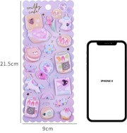 Fluffy Squishy Puffy Sticker Sheet