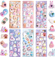 Fluffy Squishy Puffy Sticker Sheet