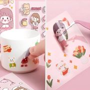 Aesthetic Scrapbooking Sticker Collection