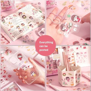 Aesthetic Scrapbooking Sticker Collection