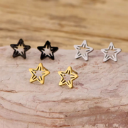 Minimalist Flower Stud Earrings