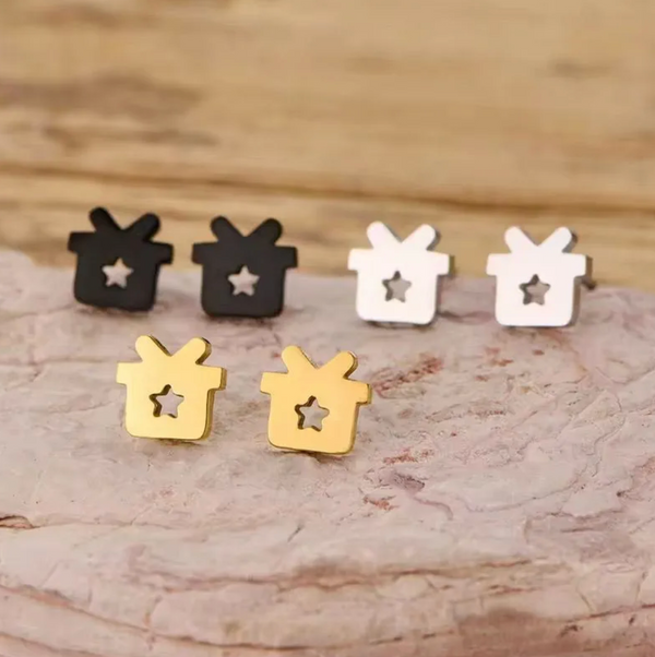 Minimalist Present Stud Earrings
