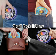 Astronaut Pocket Mini Diary – Cute Space Theme Notebook