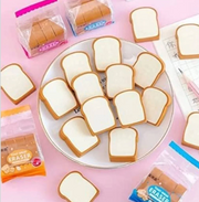 Cute Toast Bread Eraser | Realistic Bread Slice Rubber Eraser
