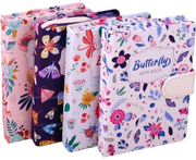 Butterfly Lock Diary Notebook | Floral Printed Journal with Magnetic Closure