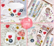 Cute Alphabet & Calendar Sticker Set