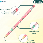 Cute Mechanical Pencil with Built-In Sharpener