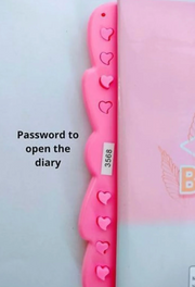 Princess Secret Password Diary Notebook with Lock | Cute Cartoon Journal for Kids | Writing, Notes & Personal Memories