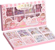 200 Sheets Cute Kawaii Sticker Pack | PET Transparent Decorative Stickers for Journaling, Scrapbooking & DIY Crafts