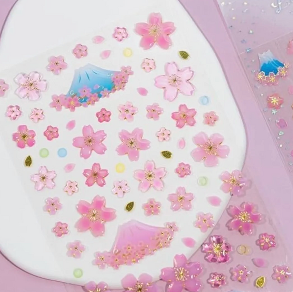 Pink Sakura Stickers