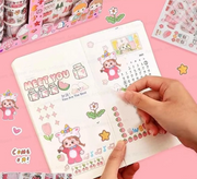 Cute DIY Stationery Gift Box Set | Washi Tapes, Decorative Stickers & Nail Art Stickers Collection