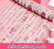 Cute DIY Stationery Gift Box Set | Washi Tapes, Decorative Stickers & Nail Art Stickers Collection