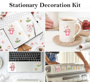 Cute DIY Stationery Gift Box Set | Washi Tapes, Decorative Stickers & Nail Art Stickers Collection