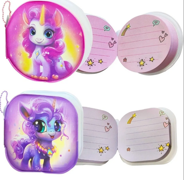 Cute Unicorn Mini Pocket Diary | Portable Cartoon Memo Notebook for Kids, Students & Daily Notes