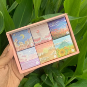 Romantic Oil Painting Mini Deco Stickers Set.