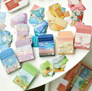 Romantic Oil Painting Mini Deco Stickers Set.