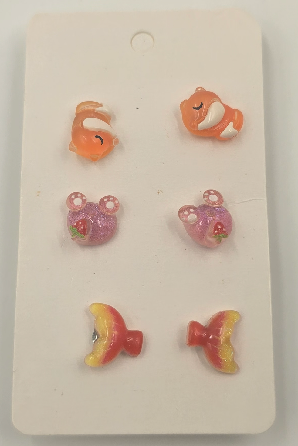 Kawaii Animal Mini Stud Earrings Set