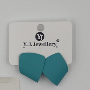 Modern Folded Petal Statement Studs