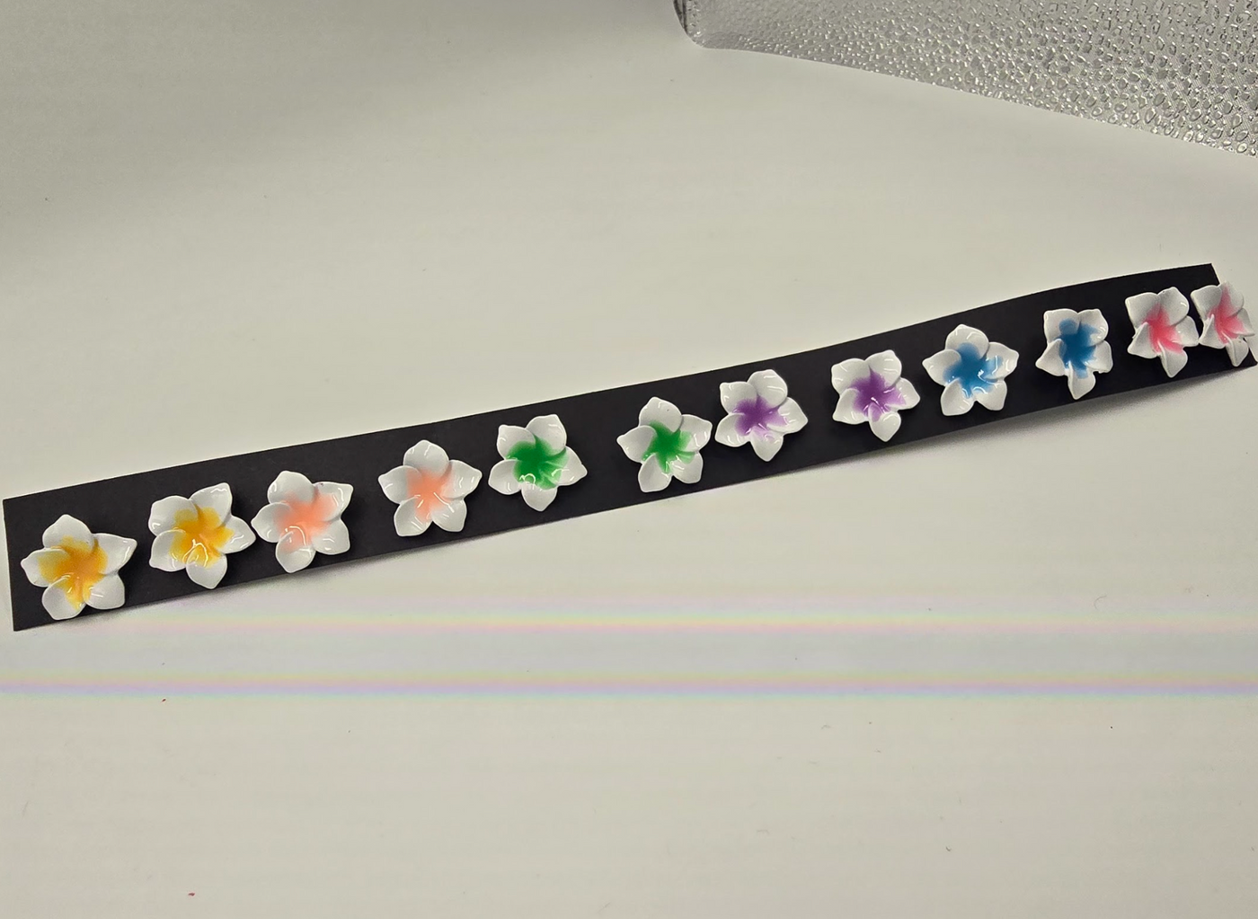 Tropical Blossom Flower Stud Earrings