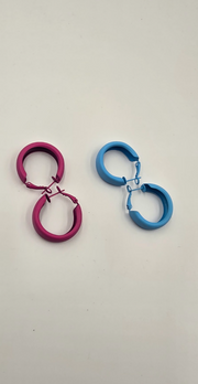 Matte Color Pop Hoop Earrings