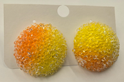 Sparkling Glitter Ball Stud Earrings