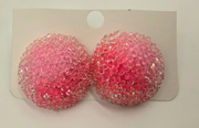 Sparkling Glitter Ball Stud Earrings