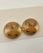 Cute Bunny Resin Stud Earrings