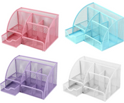 Metal Mesh Desk Organizer with Drawer