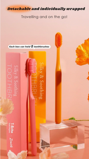 Premium Ultra Soft Toothbrush – Dense Bristles | Ergonomic Non-Slip Handle | Gentle Gum Care | Travel-Friendly Design