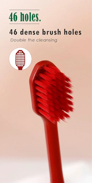 Premium Wide Head Ultra Soft Toothbrush – Diamond Brush Head | 46 Dense Bristle Holes | Gentle Gum Care | Pack of 5