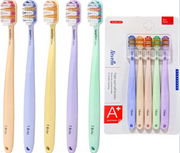 Premium Spiral Soft Toothbrush – Dual Spiral Bristles | Ultra Soft Gum Care | Deep Cleaning | Pack of 5