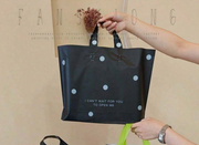 Premium Plastic Dot Non-Woven Reusable Gift Carry Bag | Waterproof Shopping & Return Gift Bag with Soft Handles